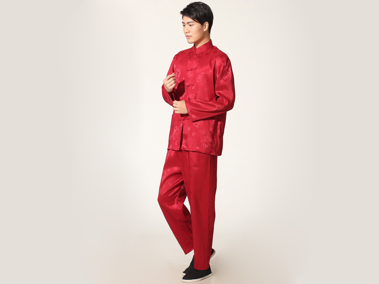 Tai Chi Clothing Long-sleeve Casual Style Linen Suit